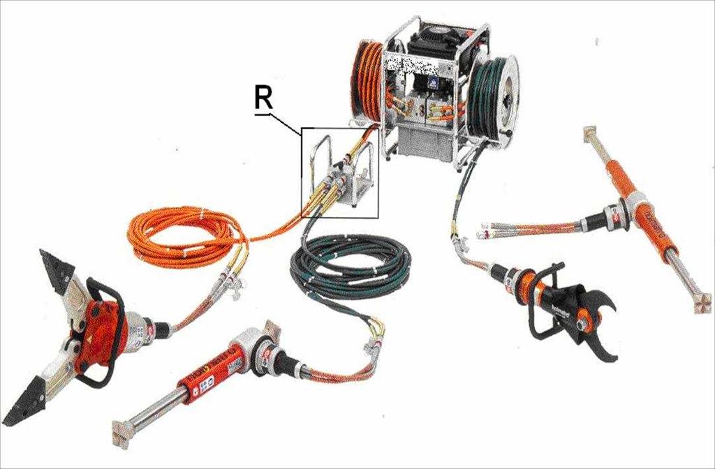 Parametry techniczne Siły cięcia uzyskiwane w stosowanych aktualnie narzędziach dochodzą do 390 kn, a średnice ciętych prętów stalowych do 32 mm, natomiast siła rozpierania dochodzi do 210 kn.