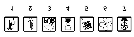 4 Elementy obsługi i wskaźniki 4.1 Wyświetlacz sterownik16033 1. Wskaźnik paskowy wartości zadanej 2. Wyświetlacz LCD 3. Inne symbole i opcje dodatkowe 4. Czas ustawiony/ pozostały czas kąpieli 5.