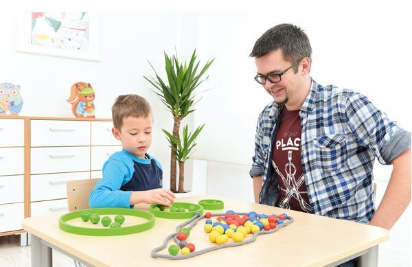 ZABAWKI I POMOCE EDUKACUJNE RINGOS ZESTAW DO SORTOWANIA (532106) ZASTOSOWANIE PODCZAS: - zajęć