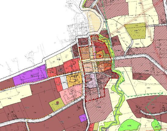 koncentrują się w centralnej części Podobszaru Skrzydlna.