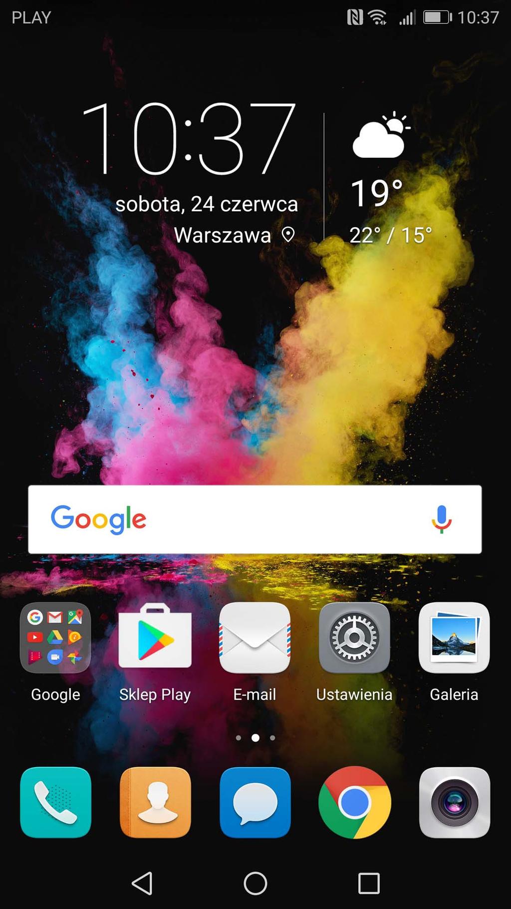 Pogoda Kalkulator Rejestrator dźwięku Latarka Lustro Pilot inteligentny Kompas Galeria Aplikacje Google Z ciekawszych, wbudowanych w system funkcji należy wymienić możliwość nagrywania ekranu, czyli