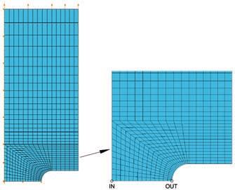 Krytyzne udziały objętośiowe pustek oraz parametry nukleaji określono w opariu o numeryzną symulaję krzywyh roziągania (ε) wyznazonyh w trakie badań wytrzymałośiowyh.