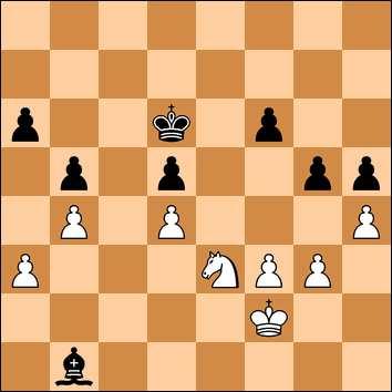 Mimo istniejącej równowagi, czarne decydują się na uszczuplenie jego obrony, kosztem likwidacji aktywnego hetmana białych. Po ruchach: 25...Hc7 26.H:c7 Wd7:c7 jest niedostateczna obrona piona d5.