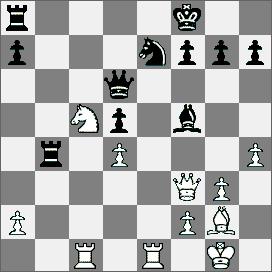 1339.Obrona sycylijska [B96] GM Unzicker GM Gligorić 1.e4 c5 2.Sf3 d6 3.d4 cd4 4.Sd4 Sf6 5.Sc3 a6 6.Gg5 e6 7.f4 h6 8.Gh4 Hb6 9.Wb1 Sc6 10.Gf2 Hc7 11.Gd3 Ge7 12.0 0 b5 13.Sc6 Hc6 14.He2 b4 15.
