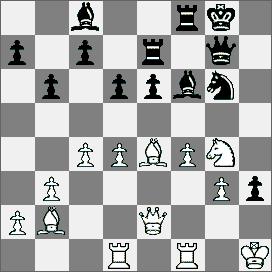 Sc6 bc6 17.Wfd1 He7 18.ed5 Sd5 19.Sd5 Wd5 20.Hf2 Hd7 21.Wd5 cd5 22.Wc8 Hc8 23.Hd2 i remis. GM Barcza M Walther 1.Sf3 f5 2.g3 Sf6 3.Gg2 e6 4.0 0 Ge7 5.d4 0 0 6.b3 He8 7.Se5 d6 8.Sd3 Sc6 9.Gb2 g5 10.