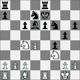 1429.Obrona francuska [C36] M Bhend GM Barcza 1.e4 e5 2.f4 d5 3.ed5 ef4 4.Sf3 Sf6 5.Gb5 c6 6.dc6 bc6 7.Gc4 Gd6 8.He2 He7 9.He7 Ke7 10.0 0 Ge6 11.We1 Sbd7 12.d4 Whe8 13.Ge6 fe6 14.Sbd2 h6 15.Sc4 g5 43.