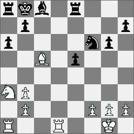 h6 f5 29.Hg7 Hg7 30.hg7 Kg7 31.Sc4 bc4 32.Wa1 i czarne wygrały. 1461.Obrona sycylijska [B21] Mistrzostwa Jugosławii Kobiet, 1958 Jonić (Jugosławia) Kitonić (Jugosławia) 1.e4 c5 2.d4 cd4 3.c3 dc3 4.