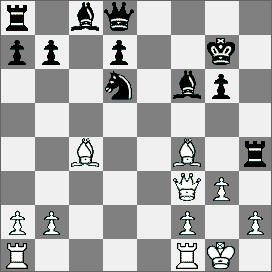 Polacy i Polki grają w szachy 1466.Partia szkocka [C47] Turniej strefowy FIDE, Dublin 1957 IM Plater (Polska) IM Dunkelblum (Belgia) 1.e4 e5 2.Sf3 Sc6 3.Sc3 Sf6 4.d4 ed4 5.Sd5 Se4 6.He2 f5 7.Sg5 d3 8.