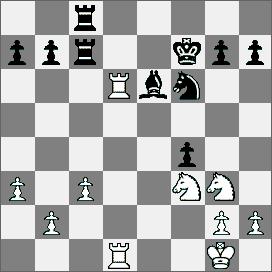 1471.Obrona francuska [C07] Moskwa 1949 1950 Chaude de Silans (Francja) Tranmer (Anglia) 1.e4 e6 2.d4 d5 3.Sd2 c5 4.dc5 Gc5 5.Gd3 Se7 6.Se2 0 0 7.0 0 Sbc6 8.a3 Se5 9.Sb3 Gb6 10.Sg3 Sd3 11.Hd3 e5 12.