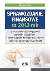 instruktaż sporządzenia bilansu, rachunku zysków i strat oraz zestawienia zmian w funduszu jednostki.