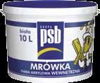 EMULSJA AKRYLOWA DO ŚCIAN I SUFITÓW EKO biała, 0 l grunt uniwersalny,