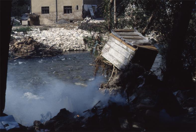 POWODZIE RZECZNE skutki powodzi Biała Lądecka w 1997
