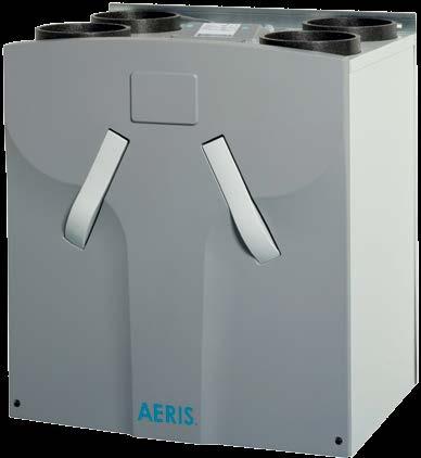 AERIS VV oraz ERV VV Energooszczędny rekuperator przeciwprądowy z zaawansowanymi opcjami sterowania Najnowsza generacja urządzeń wentylacyjnych z odzyskiem ciepła zapewniająca zrównoważoną wentylację