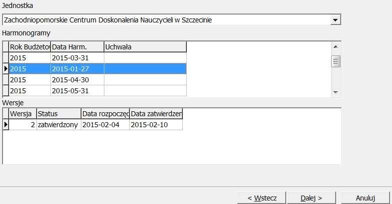 3. Przejść do kolejnego okna i kliknąć Dalej.
