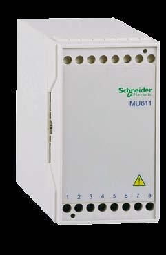 29 Przekaźniki Napięciowe RETx-635/ MU 635* Adapter rozszerzający zakres napięciowy PETx-635/ MU 611* 1 - fazowy przekaźnik pomiarowy napięcia stałego i przemiennego z pomiarem wartości skutecznej