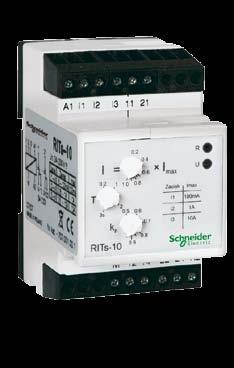 31 Elektroniczny Pomiarowy Przekaźnik Prądowy Zwłoczny RITs-10 Jednofazowy Pomiar wartości skutecznej prądu Przekaźnik wykonawczy z dwoma zestykami Wielozakresowy; trzy zakresy prądowe (od 0,005A do