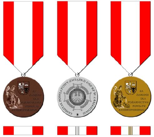 14 1. Koszty związane z wykonaniem Medalu ponosi Zarząd Oddziału Powiatowego Związku Ochotniczych Straży Pożarnych RP w Zambrowie. 2.