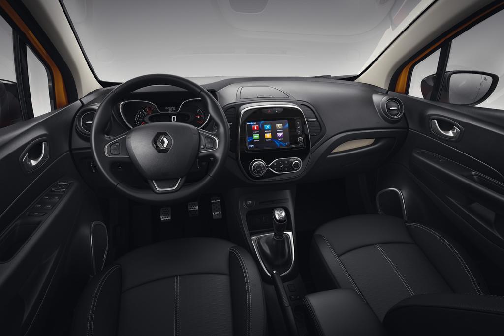 Multimedia dla każdego Nowe Renault Captur proponuje aż trzy systemy multimedialne wyposażone w ekrany dotykowe: R&Go, Media Nav Evolution, R-LINK Evolution.
