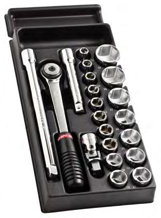 SM1 Moduł nasadek 1/2" metrycznych MOD.S2 Moduł nasadek 12kątnych 1/2" i akcesoriów MOD.