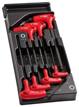 89TX Moduł 7 kluczy trzpieniowych Torx, rękojeść T MOD.
