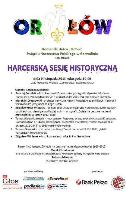 SESJE HISTORYCZNE 1988, 2013 Sesje historyczne miały