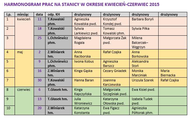 korzystanie Paradoksalnie najwięcej pracowały gromady zuchowe