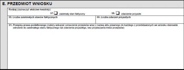 ORD-IN - CZĘŚĆ F - Wysokość, sposób uiszczenia i zwrotu opłaty oraz numery kont bankowych Jak zostało wspomniane, opłata za wydanie interpretacji indywidualnej przez organ do tego uprawniony wynosi