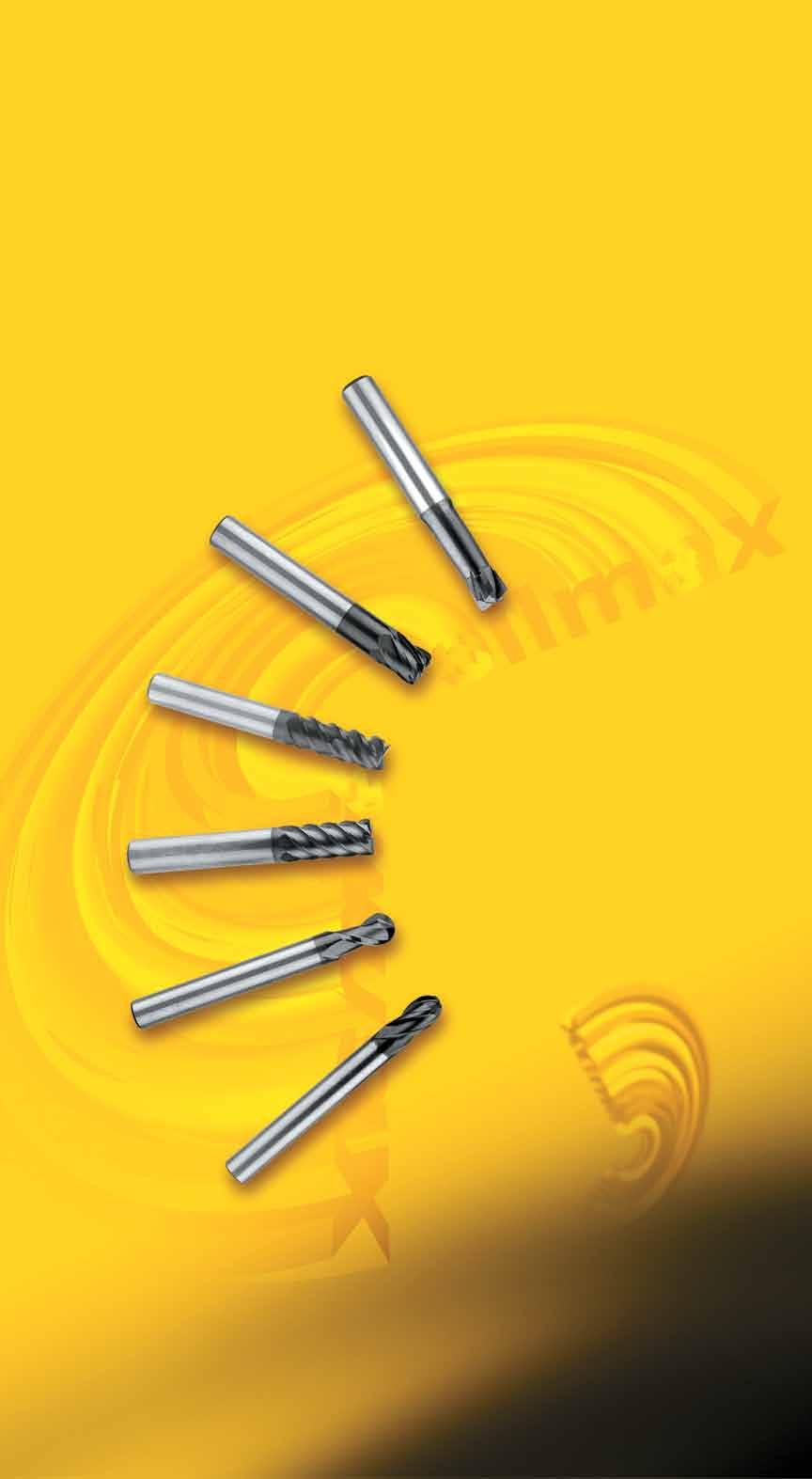 FRESE PER LA LAVORAZIONE DI ACCIAI TEMPRATI END MILLS FOR MACHINING HARDENED STEELS