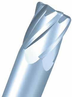 142-144 Frese multitaglienti toriche indicate per forti asportazioni radiali e ridotte asportazioni assiali. Multicut corner radius end mills for high radial infeeds and limited axial depths.