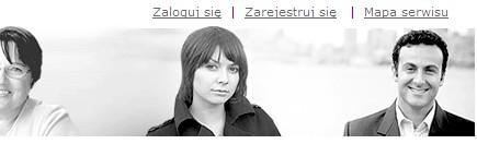 A. Menu górne oraz menu nawigacji Menu górne w zależności od tego czy użytkownik jest zalogowany, czy nie, zawiera elementy : dla niezalogowanego użytkownika: Zaloguj się kliknięcie w odnośnik