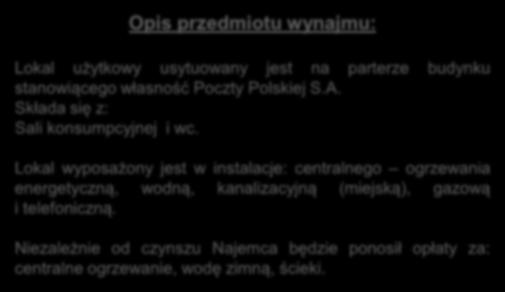 stanowiącego własność Poczty Polskiej S.A.