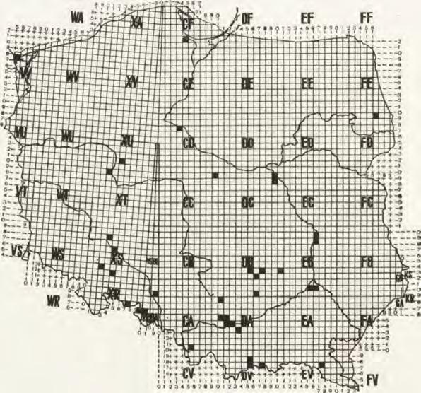 *Paidiscura pallens (B l.). Lipniak. k X I j., ~c Kys. 12. K rajow e stanow iska Enoplognatha thoracica (H.). Robertus lividus (Bl.). Białki (5), Hołubią (2 ), Lipniak, Mordy (2, 5), Tuliłów.
