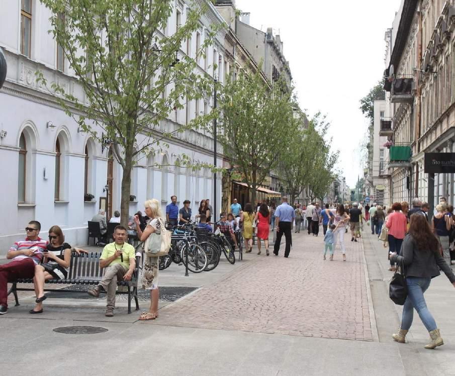 G m i n n y P r o g r a m R e w i t a l i z a c j i G O R Z Ó W 2 0 2 5 + 53 niektórych elementów jezdni), zagospodarowane z wykorzystaniem zieleni i małej architektury i wypełnione funkcjami