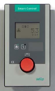 Zestawy hydroforowe do podnoszenia ciśnienia i zaopatrzenia w wodę 17 Układy sterujące Smart Control Korzyści: Automatyczna realizacja funkcji testu zerowego przepływu. Funkcja napełniania rur.