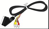 1.2 Zawartość zestawu Kabel RCA <-> SCART lub HDMI Pilot