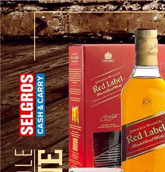 2 JOHNNIE WALKER RED LABEL ZE