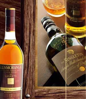 GLENFIDDICH 15YO 98648470 GLENFIDDICH 18YO 33536889 GLENMORANGIE 10YO 84533843 GLENMORANGIE LASANTA 43% 700