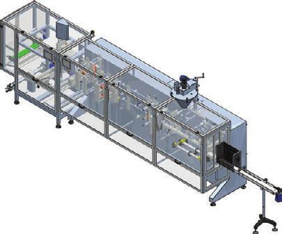 D2000S POZIOMY AUTOMAT PAKUJĄCY STRUNA - TYP DOYPACK Automat pakujący dedykowany głównie do produktów sypkich.