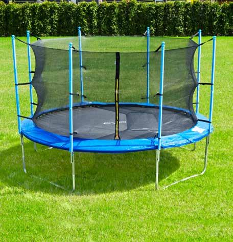 120 x 120 x 20 cm 455100 149,- 699,- Trampolina z siatką zabezpieczającą