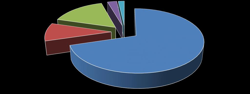 w 2009 roku), a następnie na transport (15,9% wobec 12,2% w 2014 r., 11% w 2013 r.; 11,8% w 2012 r., 12,2% w 2011 r., 13,9% w 2010 r.). Rys. 10.