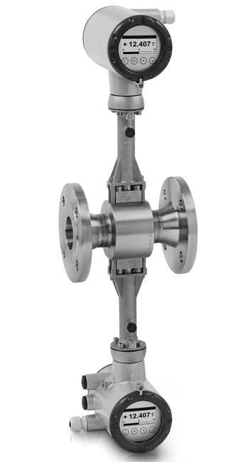 OPTISWIRL 4200 Cechy produktu 1 5. Podwójna redundancja pomiarowa OPTISWIRL 4200 dostępny jest opcjonalnie w wersji podwójnej.