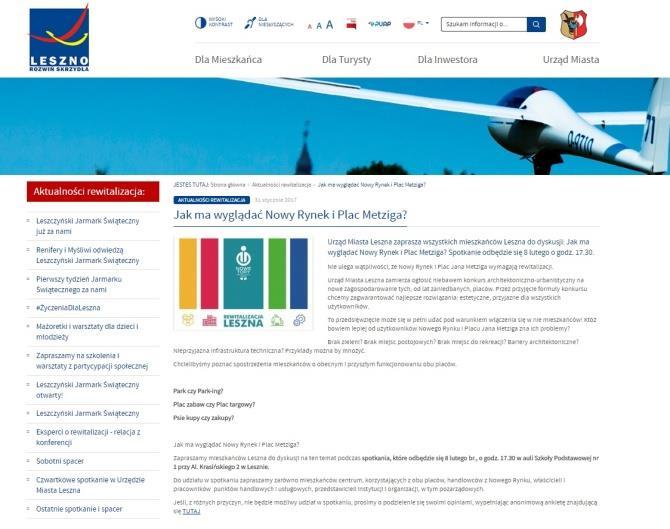 Wysyłka zaproszeń mailowych skierowanych do różnych grup społecznych: przedstawiciele