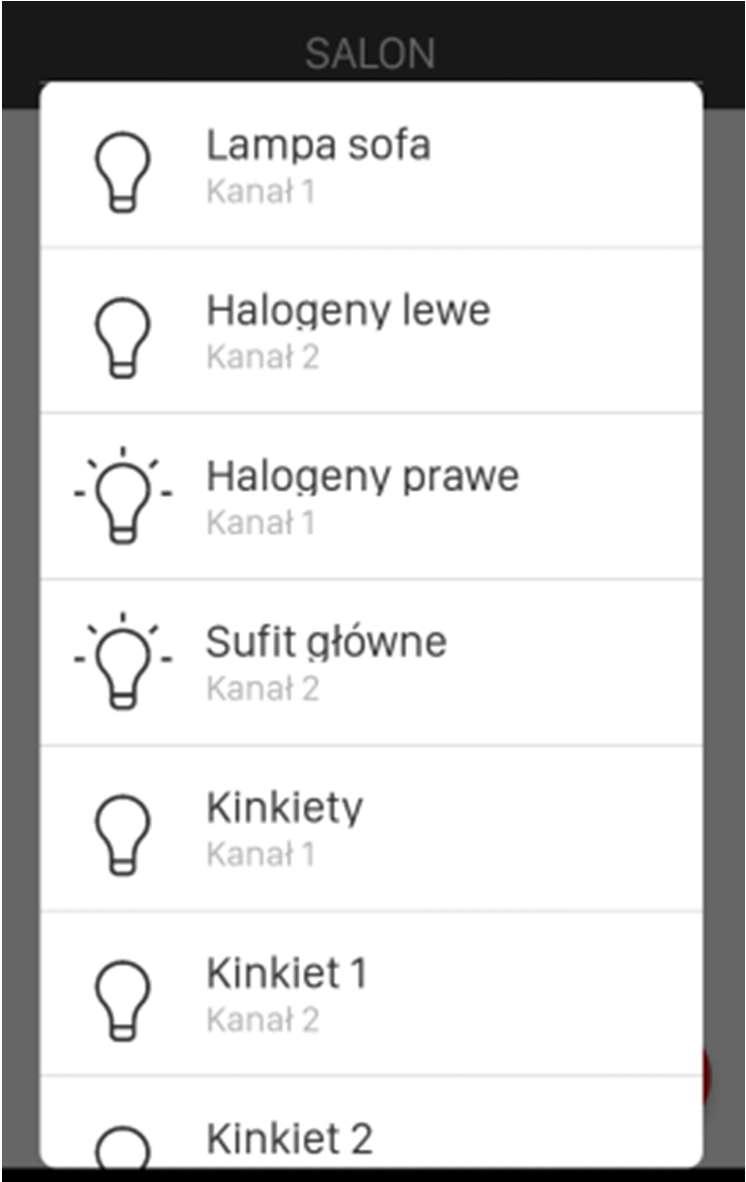 Organizacja ekranu DOM ( ilość kategorii, ich nazwy, kolejność, zawartość ) jest ściśle powiązana z konkretnym użytkownikiem i przypisana do jego konta.