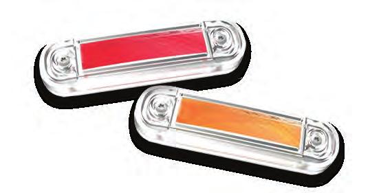 Lampa obrysowa i ozdobna LED FT-045 LED LAMPY OBRYSOWE 1-funkcyjna lampa typu LED niski pobór prądu dla światła białego, czerwonego, żółtego Konstrukcja lampy odporna na wstrząsy i uszkodzenia