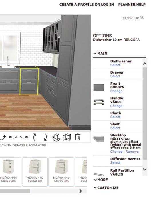 pomocy programu IKEA Home Planner Postępuj zgodnie z zamieszczonymi instrukcjami.
