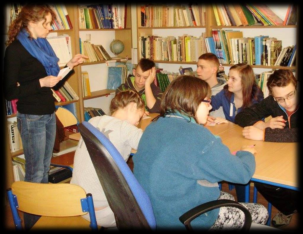 Zespole Placówek Specjalnych w Rawie Mazowieckiej. Na lekcjach bibliotecznych, min.