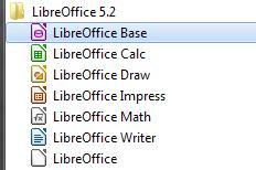 LIBRE OFFICE BASE Libre Office Base to darmowy program służący do zarządzania bazami danych.