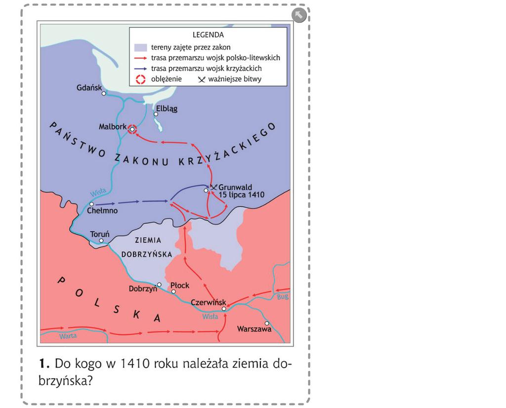 Część II. Bitwa pod Grunwaldem Struktura i opis lekcji I. Wprowadzenie Podajemy temat i cele lekcji.