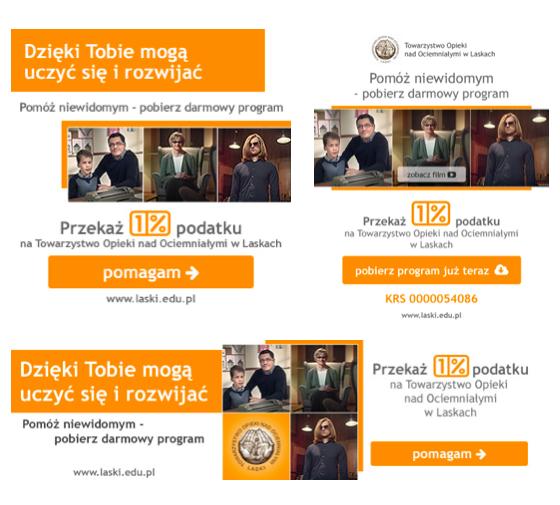 Kanały komunikacji Przygotowanie kreacji, banery, mailingi. Przygotowanie multimedialnego landing page.