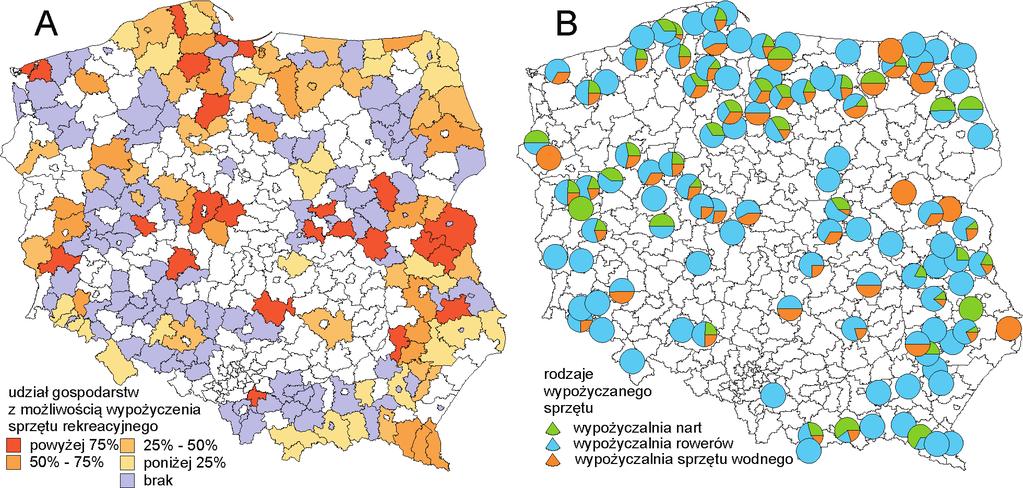 Przedsiębiorstwa agroturystyczne w gospodarce opartej na wiedzy 51 Ryc. 8. Standard ofert agroturystycznych w Polsce Źródło: opracowanie własne na podstawie danych internetowych http://agroturystyka.